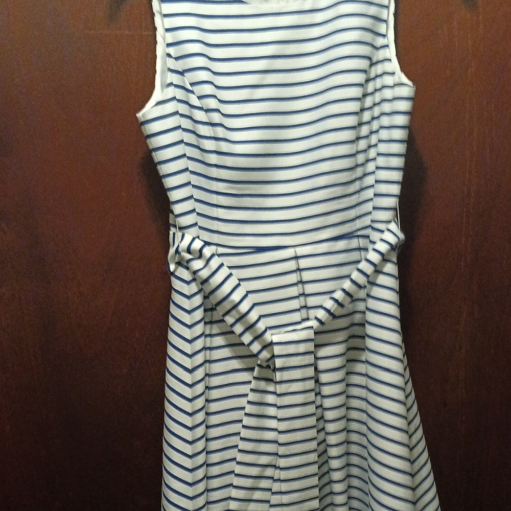 Nine West Size 8 NWOT Fit And Flare  Belted Waist